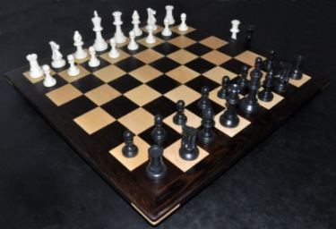 Hand Made Custom Chess Board by Wood-N-Reflections