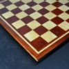 Bloodwood, Bubinga, Maple -inlay frame- tournament size chess board image(4)