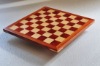 Bloodwood and maple Chess board with Bubinga Frame 1.5 inch squares image 2