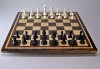Walnut and Maple Chess Board with Curly Maple inlay frame image 3
