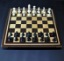 Peruvian Walnut and Maple Chess Board with Curly Maple detail frame 2 inch squares image 1