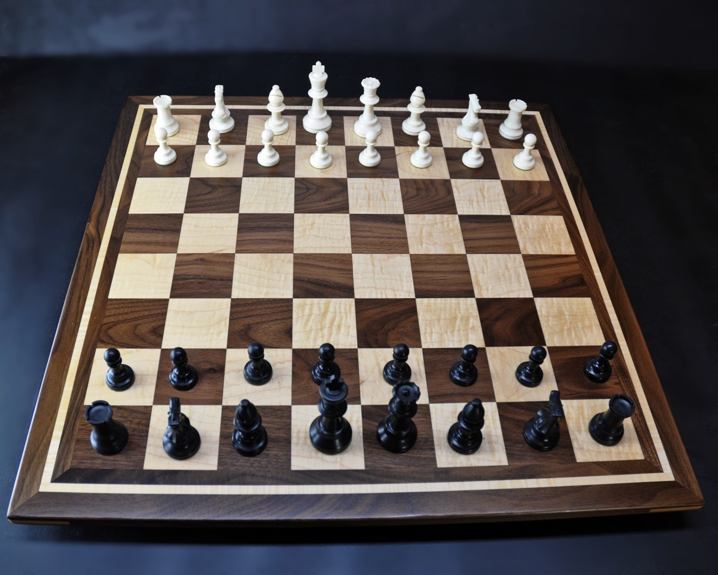 Maple Wood Chess Board and Checkers Set + Reviews