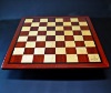 Padauk and Maple Chessboard 2½ inch squares and Wenge border image 4