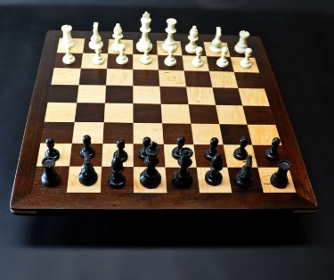 Peruvian Walnut and Maple Chess board with -2 inch squares img 1
