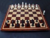 Bloodwood, Bubinga, Maple -inlay frame- tournament size chess board image(1)