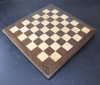 Walnut and Curl Maple Chess board with 2 inch squares image 2