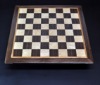 Walnut and Maple Chess Board with Walnut-Cherry Frame 2 inch squares image 1