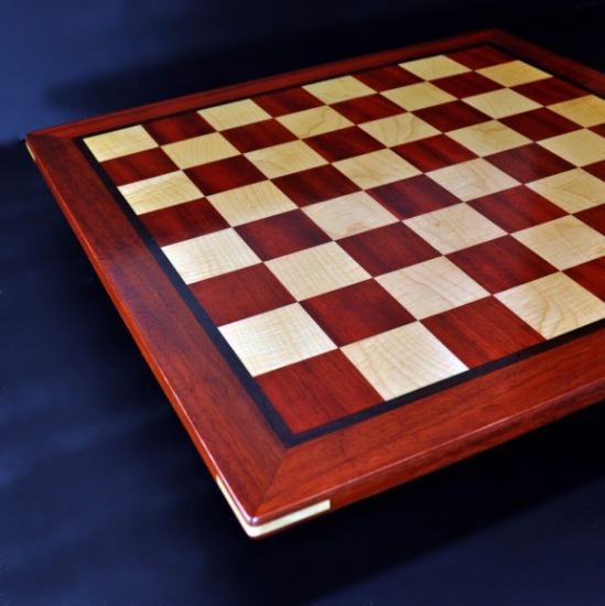 Sweet Hill Wood Chess Boards. Padauk and Maple Wood Chess board 1.75 ...