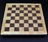 Walnut and Maple Chess Board with Curly Maple Frame 2 inch squares image 3