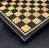 Wenge and Curly Maple Chess Board with inlay frame image 2