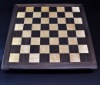 Walnut and Curly Maple Chess Board with Simple Walnut Frame image 1