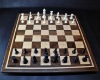 Curly maple and Walnut Chess board by Sweet Hill Wood image 3