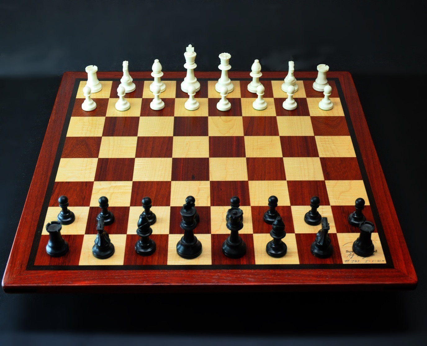 the STACK Chessboard - Tournament Edition in Wenge and Maple  US-JLPSTKBD225WG Online Sale 